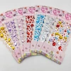 Stone diamond, colorful starry sky, square diamond, plum blossom, children's creative decorative stickers, DIY crystal stickers, acrylic diamond Specification image